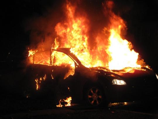 Пять машин горели в Иркутской области 2 марта
