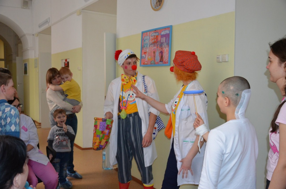 В Иркутске набирают больничных клоунов