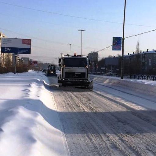 Чистку дорог от снега в Ангарске признали неудовлетворительной