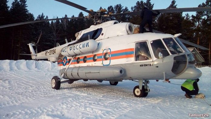 За пострадавшим при пожаре в Конторке малышом прибыл вертолёт из Иркутска