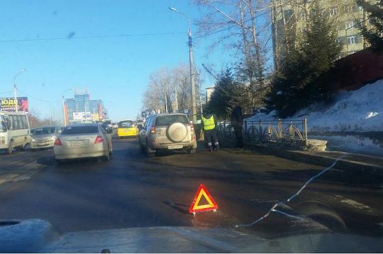 В Иркутске водитель Toyota RAV4 сбил школьника на пешеходном переходе