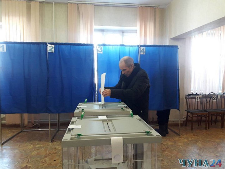 В Чунском районе на выборах президента проголосовало 38,79% избирателей