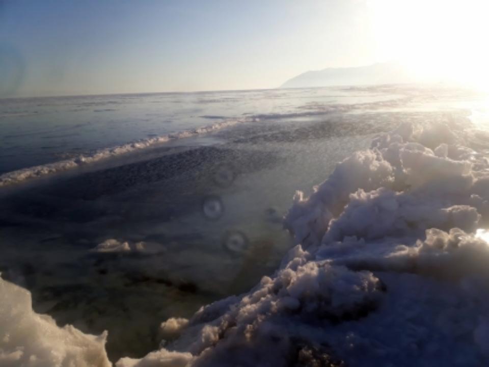 Землетрясение привело к значительным изменениям ледового поля Байкала