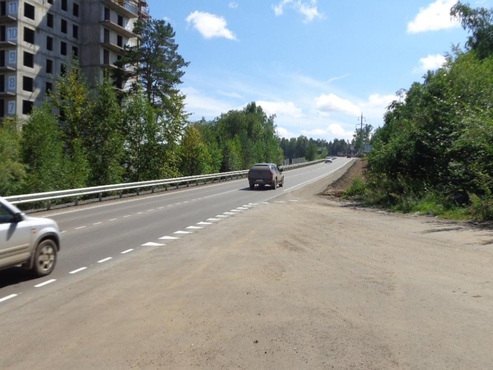 В Иркутском районе отремонтировали подъезд к микрорайону "Березовый"