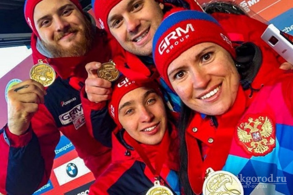 Братчанин Семен Павличенко в эстафете завоевал «золото» на этапе Кубка мира по санному спорту