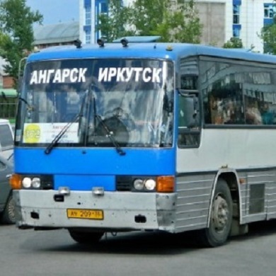 Новый автобусный маршрут запустили между Иркутском и Ангарском
