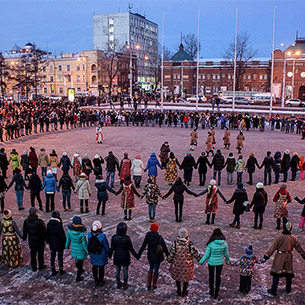 Участниками «Глобального ёхора» в Иркутске стали 500 человек, несмотря на мороз