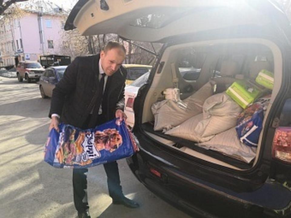 Депутат Думы Иркутска Виталий Матвийчук помог приюту для 450 бездомных собак