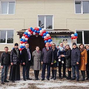 Губернатор Прибайкалья Сергей Левченко открыл еще один дом для врачей