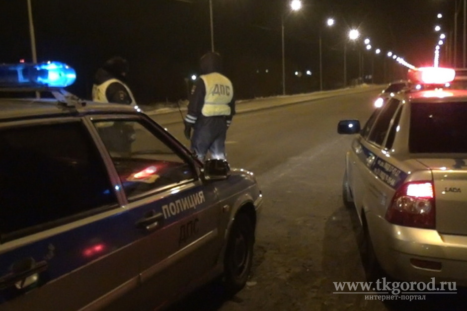 В Вихоревке полицейские устроили погоню за водителем-лихачём