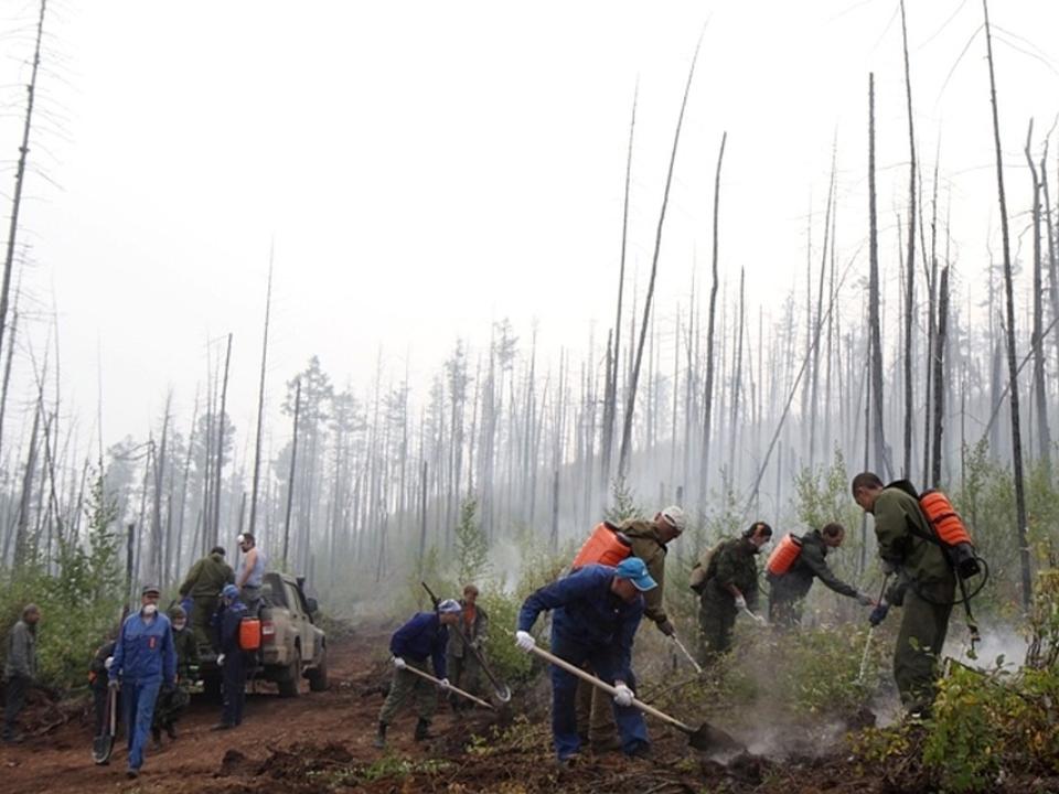 За минувшие сутки в Иркутской области вспыхнуло десять лесных пожаров