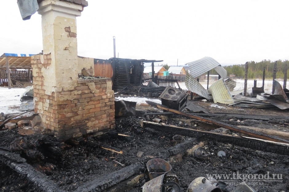 Двое подростков погибли в сгоревшем дачном доме в Нижнеилимском районе