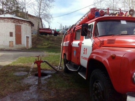 Крупный пожар произошел в Усть-Илимске