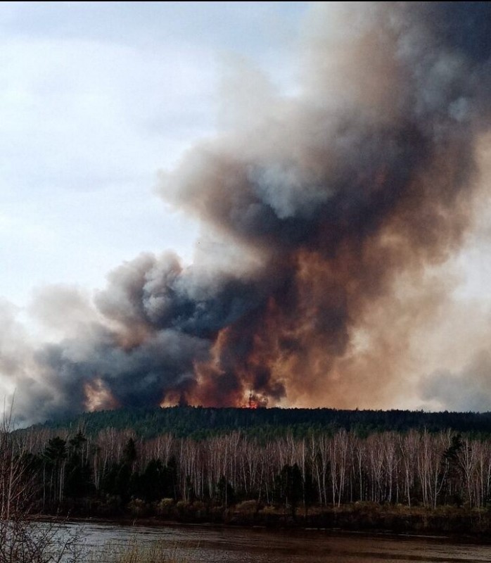 Лесной пожар оставил жителей района без телевещания