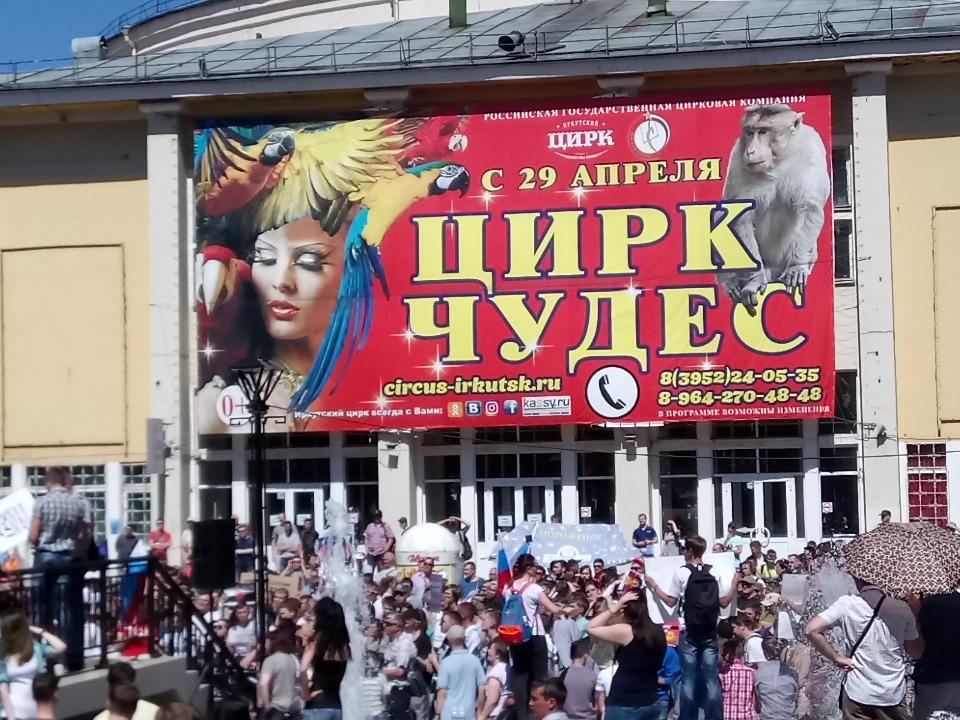 Митинг против коррупции прошел в Иркутске