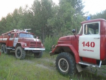 Из-за пожара на пилораме едва не сгорел лес и поселок в Усть-Илимском районе