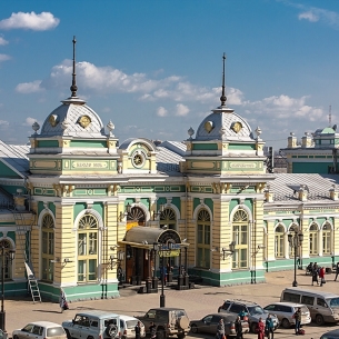 Пешеходную зону перед вокзалом «Иркутск-Пассажирский» намерены расширить