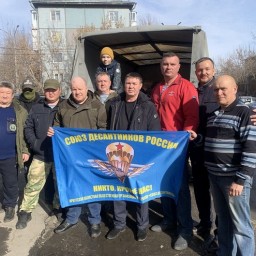 Иркутские ветераны-десантники отправили гуманитарный груз в зону СВО
