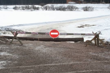 Ледовая переправа закрыта на реке Кута в Усть-Кутском районе