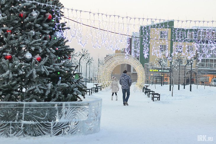 В Иркутске утвердили план новогодних мероприятий и украшений