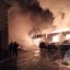 Автосервис сгорел в Иркутске на улице Ипподромной
