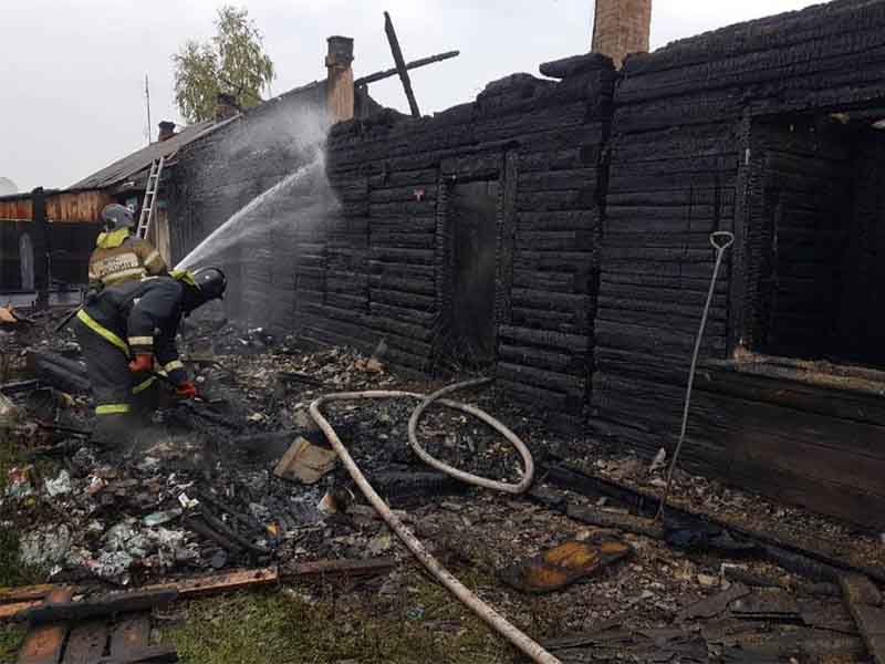Пенсионерка погибла на пожаре в Братском районе