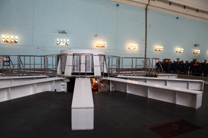 На Иркутской ГЭС заменили третий гидроагрегат