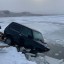 Автомобиль провалился под лед Братского водохранилища в Нукутском районе
