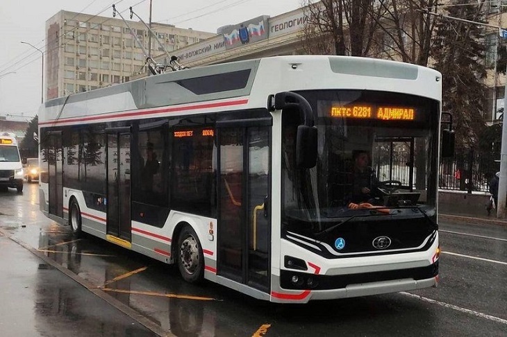В Иркутск прибыл новый троллейбус «Адмирал»