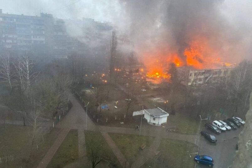 Руководство МВД Украины погибло при крушении вертолета в Киевской области