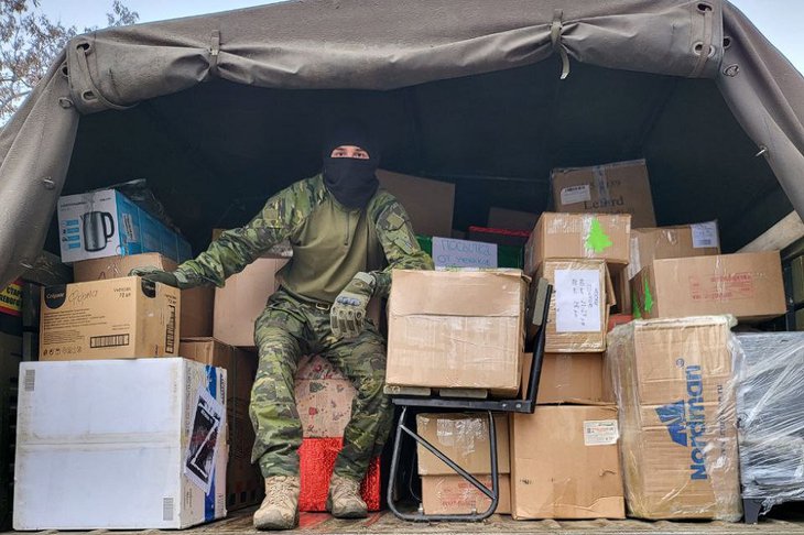 Из Иркутской области на Донбасс отправили очередную партию гуманитарной помощи