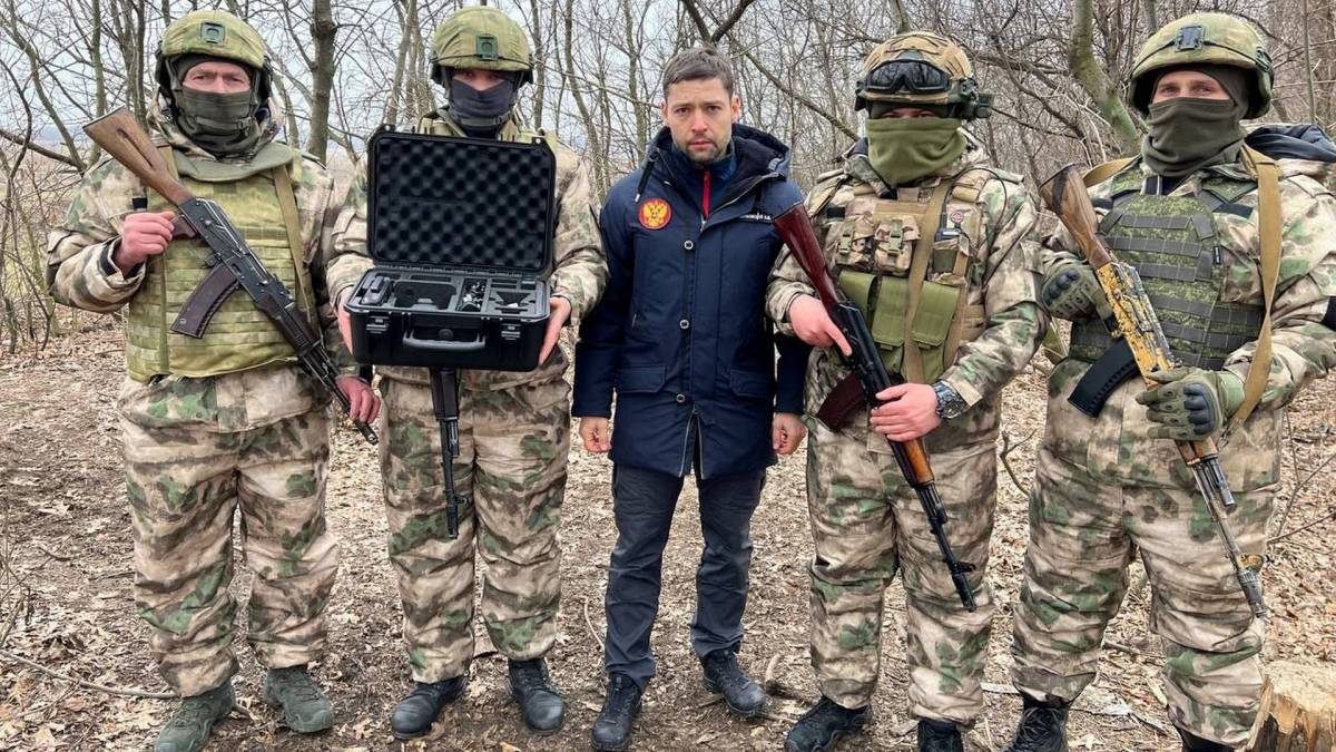 Александр Якубовский доставил в ДНР партию беспилотников