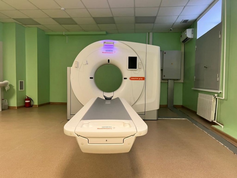В Железногорской районной больнице проводят исследования на новом компьютерном томографе