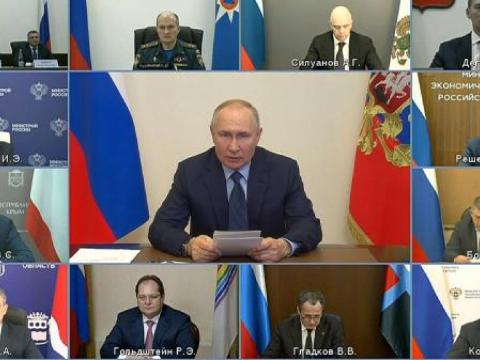 Путин «пометил» иркутского губернатора во время совещания
