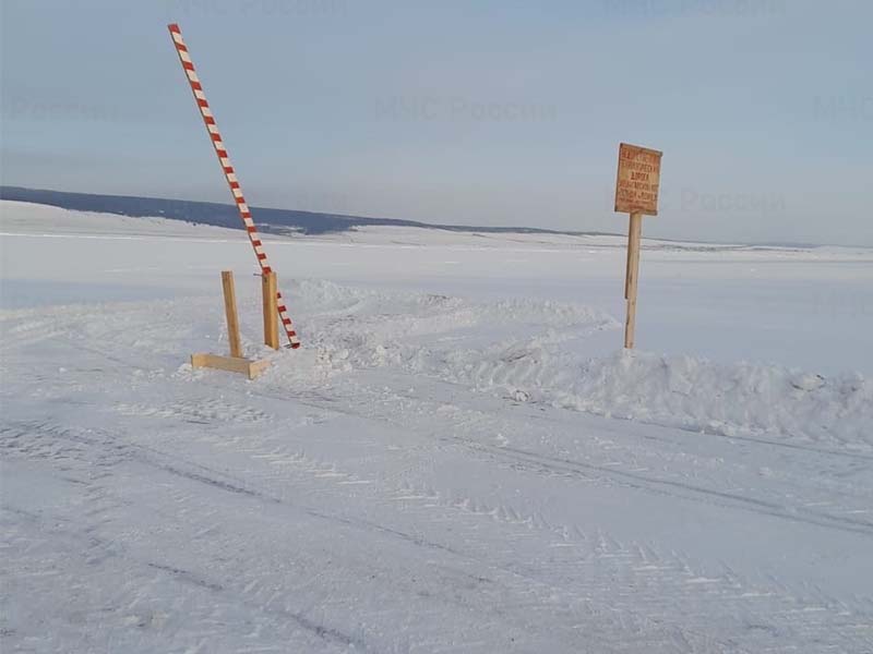 Ледовую переправу открыли на реке Лене в Усть-Кутском районе