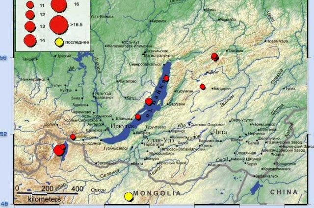 Иркутские сейсмологи зафиксировали землетрясение в Монголии 3 февраля