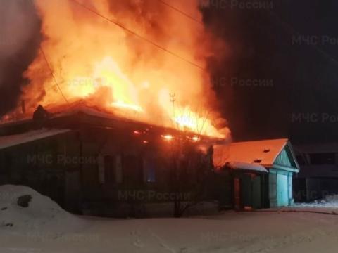 Мужчина погиб на пожаре в частном доме в Иркутской области