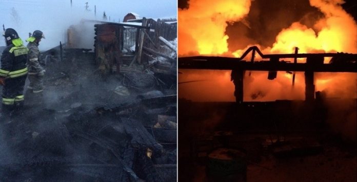 Четверо взрослых и ребёнок сгорели на даче в Иркутской области