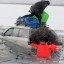 Автомобиль с людьми провалился под лёд на Байкале, недалеко от Ольхона