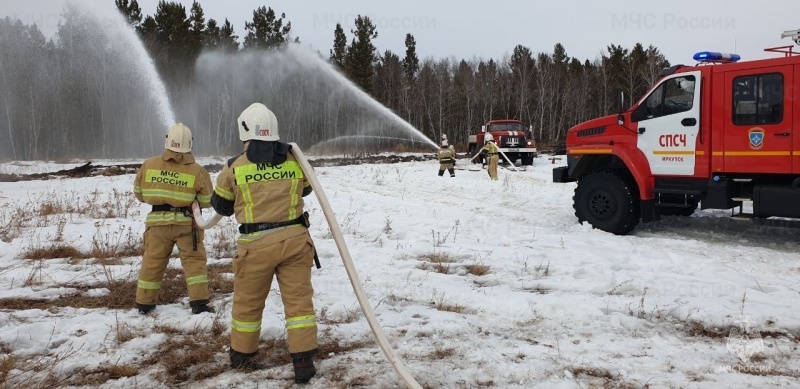 Двухдневные всероссийские учения по подготовке к весенним паводкам и пожарам начались в Приангарье