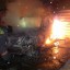 Автомобиль Kia Rio горел в Иркутске ночью 16 марта