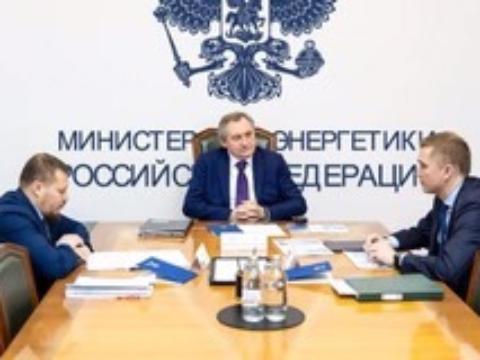 Руководитель энергетического бизнеса Эн+ Михаил Хардиков встретился с министром энергетики Николаем Шульгиновым