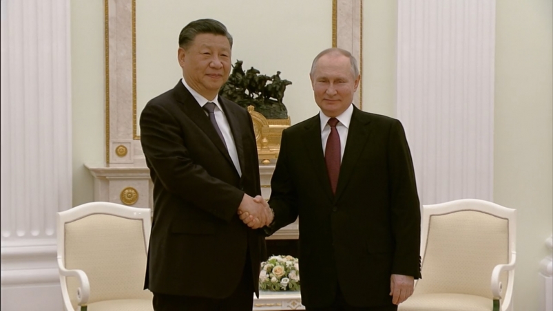 Владимир Путин и Си Цзиньпин провели неформальные переговоры в Кремле