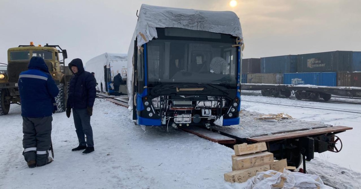 В Братск прибыли ещё 2 новых троллейбуса «Авангард» и «Горожанин»