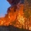 Лес загорелся в Бодайбинском районе из-за перевернувшегося на трассе топливозаправщика