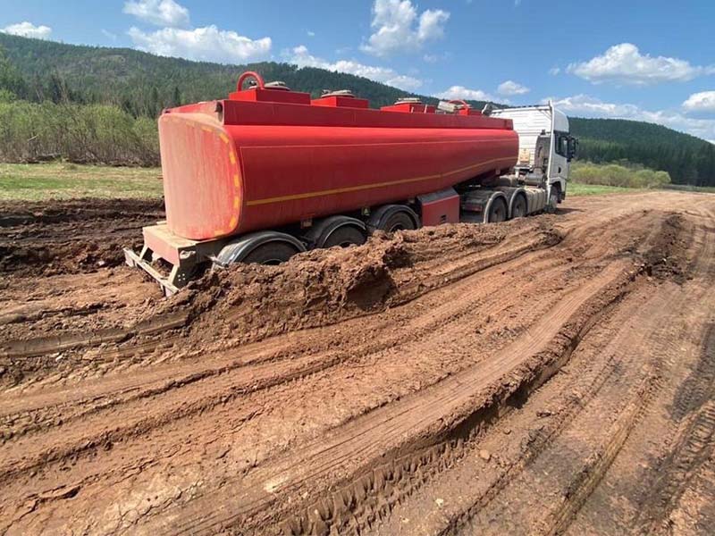 Участок дороги «Жигалово – Казачинское» перекрыли для грузовиков