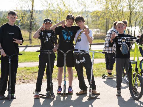 Эн+ установил новый скейт-парк в Братске