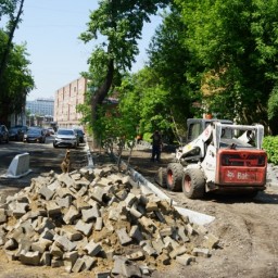 В Иркутске ремонтируют дороги на четврех участках  в избирательном округе № 19 вице-спикера Сергея Юдина
