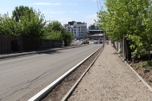 Ремонт улицы Кожова в Иркутске завершат раньше срока