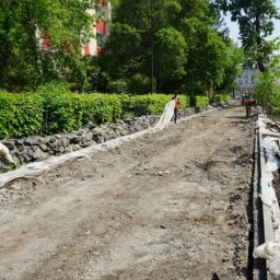 Ремонт дорог на нескольких участках проходит в округе вице-спикера Думы Иркутска